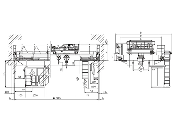 QB型16、3.2~20、5t防爆吊鉤橋式起重機