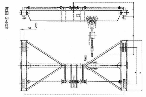 &nbsp;SL型手動單梁起重機(jī)