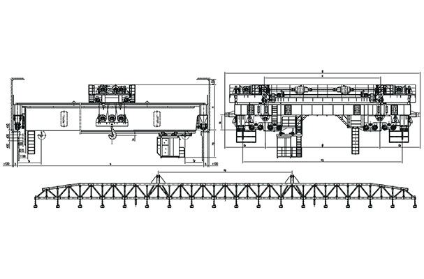 超長(zhǎng)電磁掛梁橋式起重機(jī)
